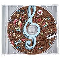 Los mejores  - FIGURA DE CHOCOLATE FORMA DE CD - DVD 45G CON CAJA (AZUL)